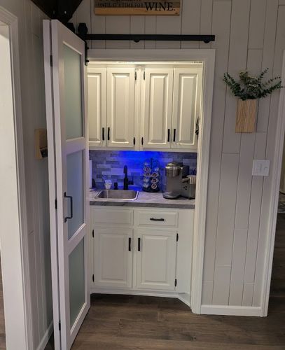 Living Room Coffee Bar - After